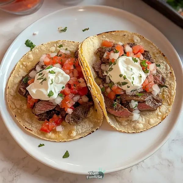 Grilled Steak Tacos with Pico de Gallo & Queso Fresco