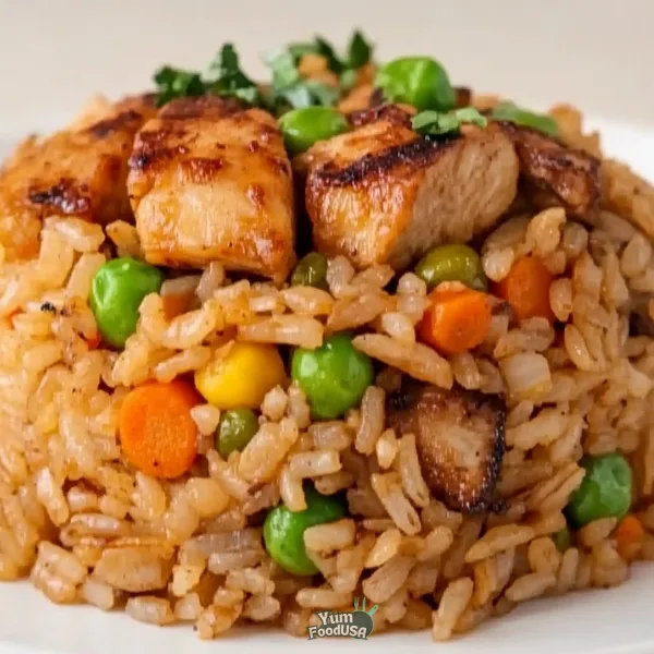 Grilled Chicken Fried Rice