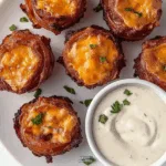 Cheesy Bacon Onion Rings