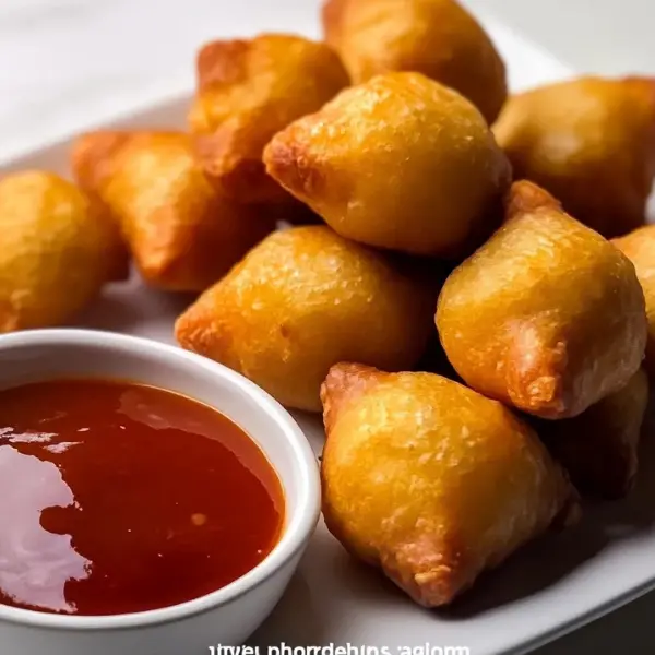 Pholourie with Tamarind Sauce