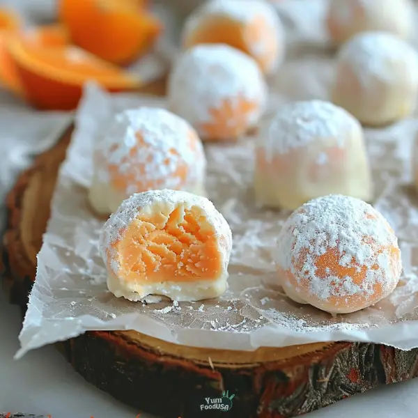 Orange Creamsicle Truffles