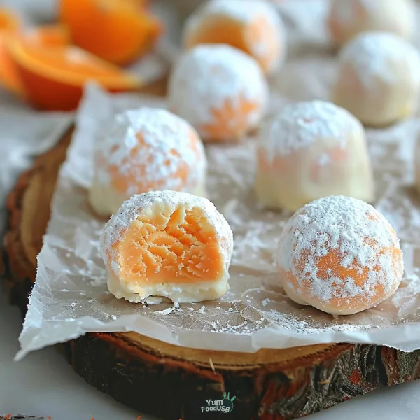 Orange Creamsicle Truffles