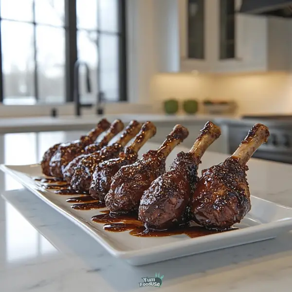 BBQ Chicken Lollipops
