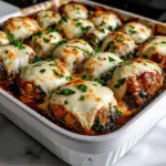 Spinach Garlic Meatballs Stuffed with Mozzarella