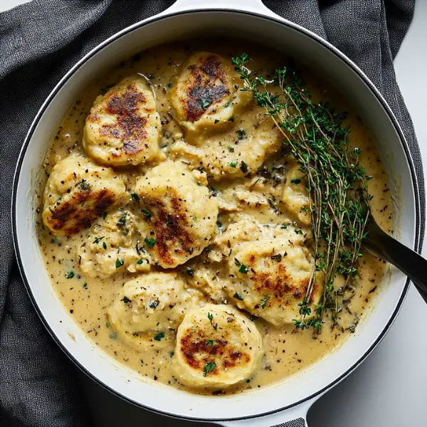 Plant-Based Chicken and Dumplings