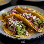 Carne Asada Tacos with Molcajete Guacamole