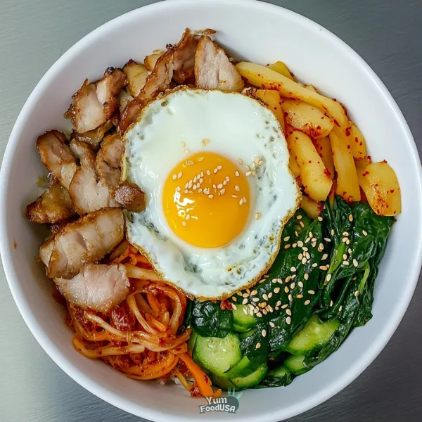 Bibimbap (Korean Rice Bowl)