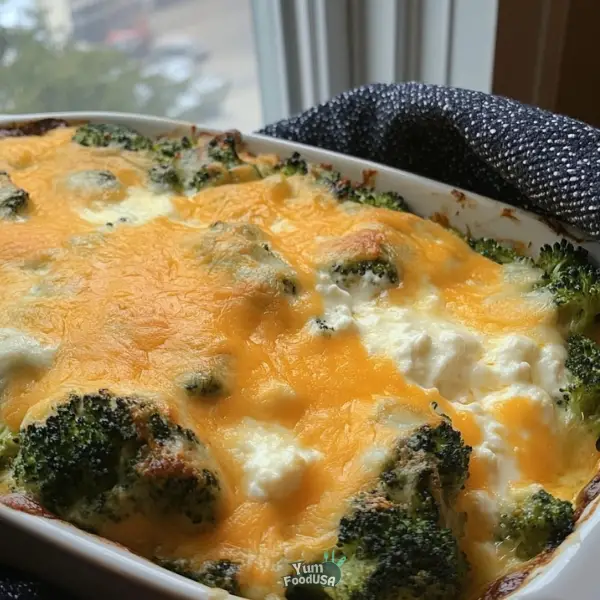 Keto Cheesy Broccoli Casserole
