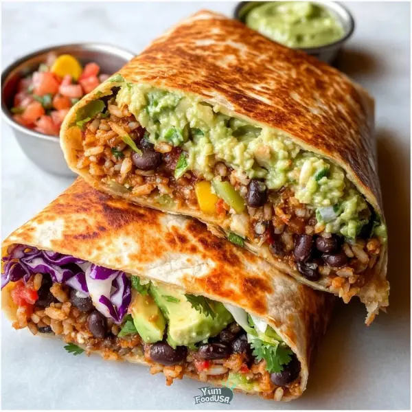 Skinny Black Bean Avocado Wrap