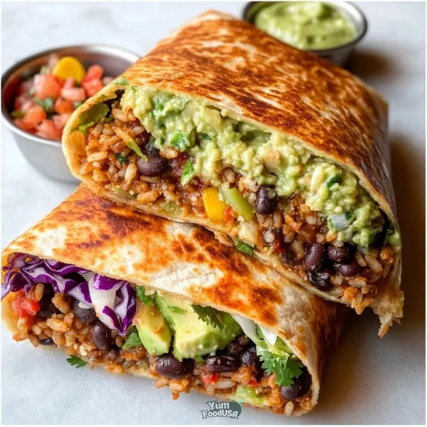 Skinny Black Bean Avocado Wrap