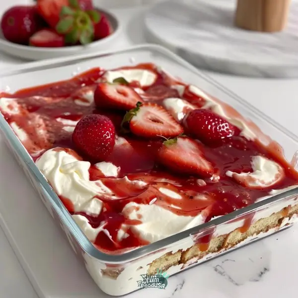 Strawberry Tiramisu (Erdbeer Tiramisu)