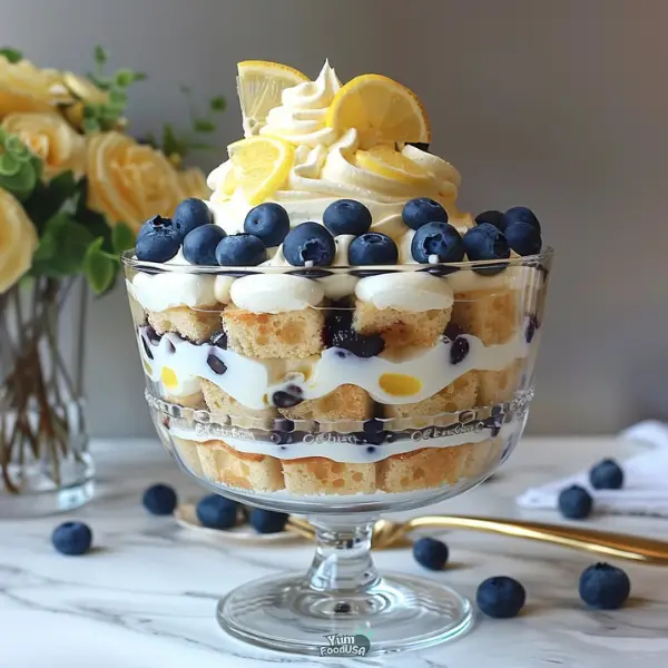 Lemon Blueberry Trifle