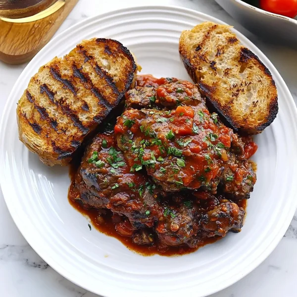 Simple Ossobuco with Roasted Bread