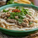Homemade Lao Noodle Soup