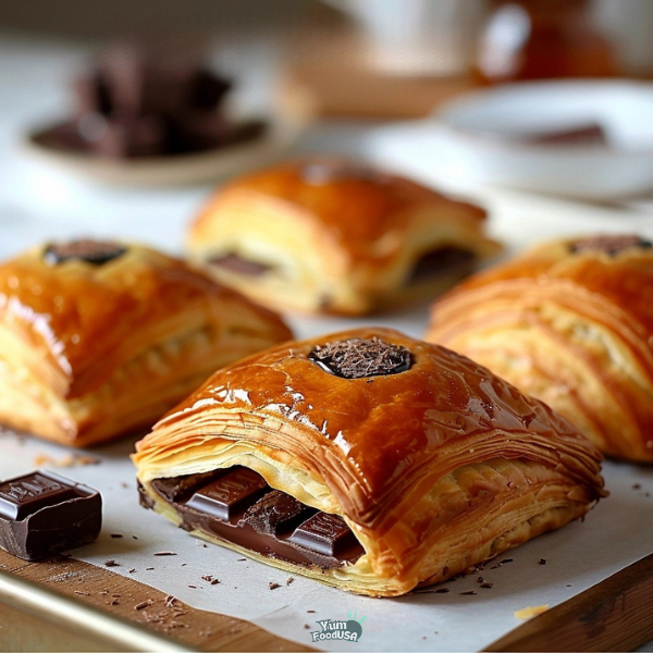 Pain au Chocolat (Chocolate Croissants)