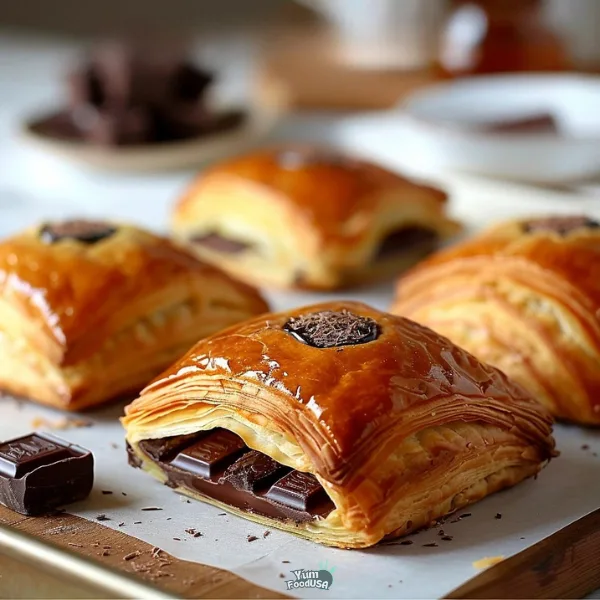 Pain au Chocolat (Chocolate Croissants)