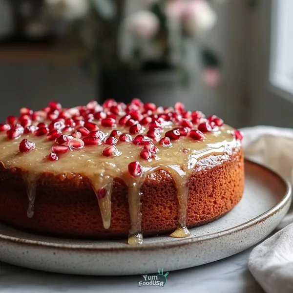 Pomegranate and Honey Cake