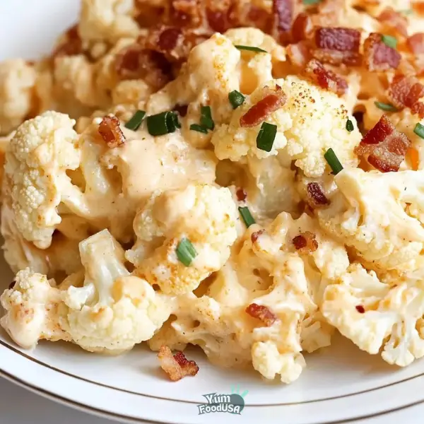 Keto Cauliflower Mac and Cheese