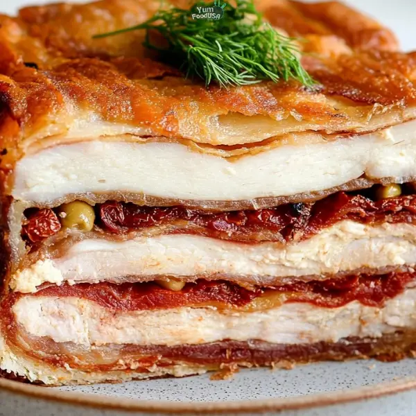 Pork and Chicken Terrine with Sun-Dried Tomato Filling