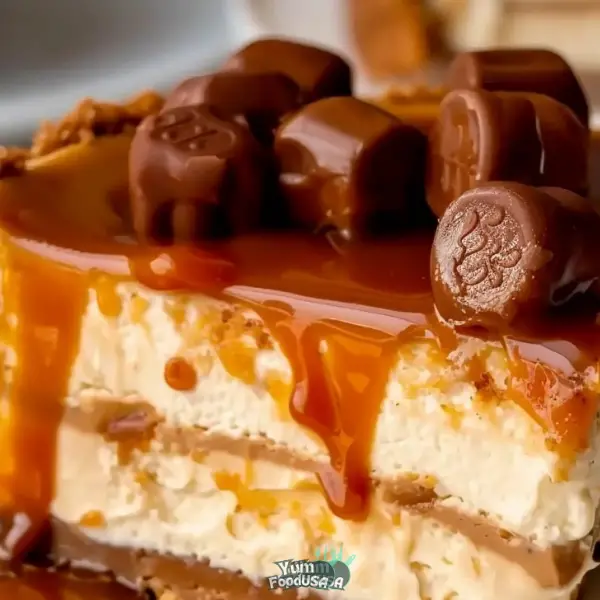 Rolo Caramel Cheesecake