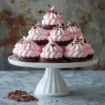 Chocolate Dipped Strawberry Meringues