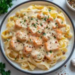 Creamy Salmon Tagliatelle