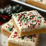 Easy Christmas Sugar Cookie Bars