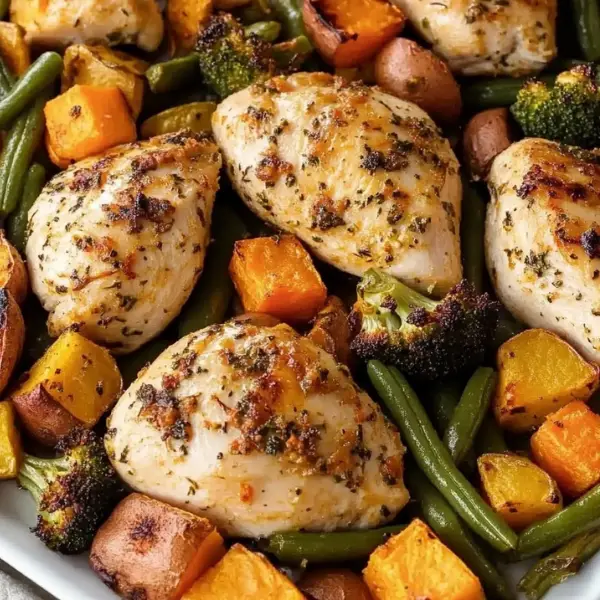Sheet Pan Roasted Chicken and Vegetables
