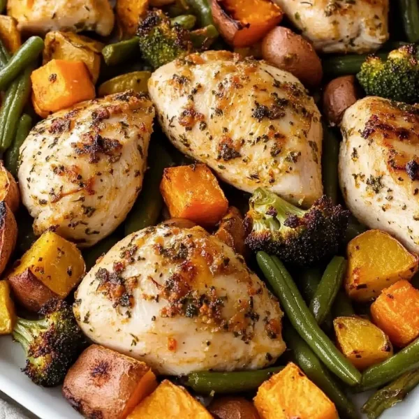 Sheet Pan Roasted Chicken and Vegetables