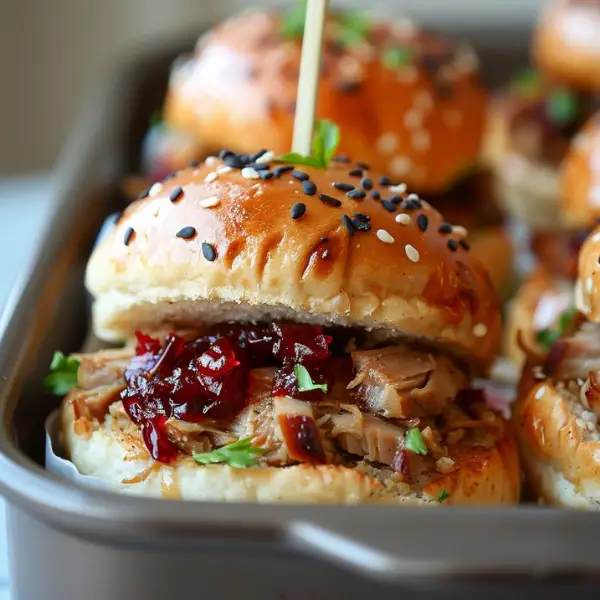 Turkey Cranberry Sliders