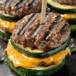 Zucchini Cheeseburger Sliders