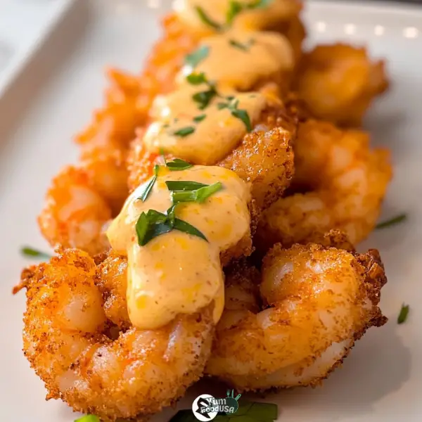Crispy Shrimp with Sauce