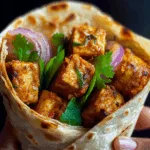 Spicy Paneer Frankie