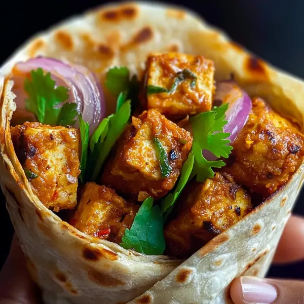 Spicy Paneer Frankie