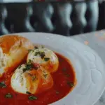 Rustic Italian Breakfast Tomato Egg Skillet