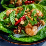 Larb-Style Prawn Lettuce Cups