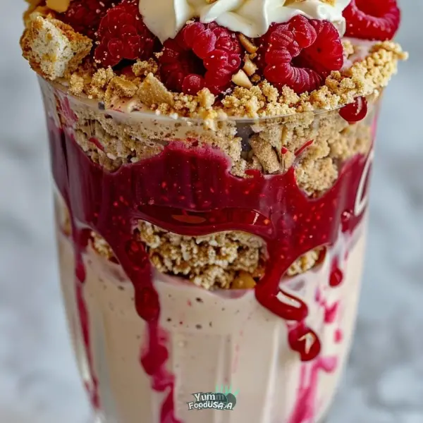 Raspberry Cheesecake Freakshake