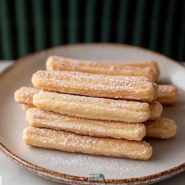 Trubochki (Crispy Wafer Cookies with Cream Filling)