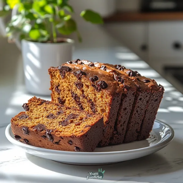 Chocolate Chunk Pumpkin Bread