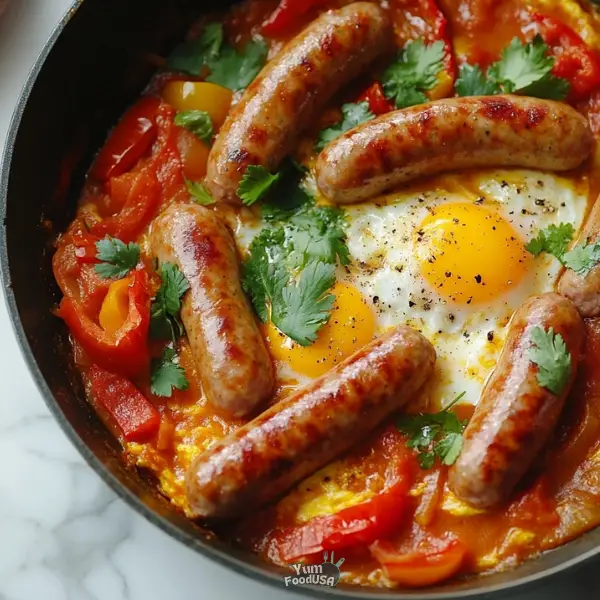 Tunisian Sausage Chakchouka