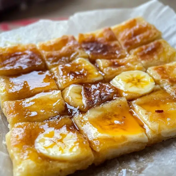 Banana Roti with Egg and Condensed Milk