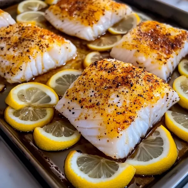 Oven-Baked Lemon Pepper Cod