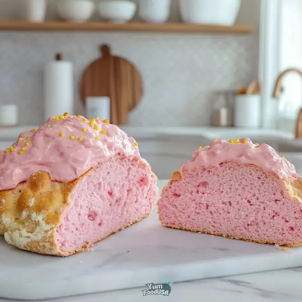 Viral Pink Cloud Bread