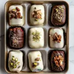Chocolate Covered Stuffed Dates