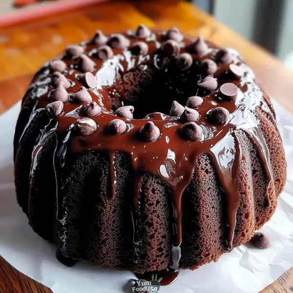 Sourdough Chocolate Bundt Cake
