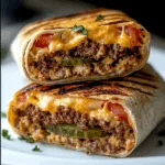 Vegan Cheeseburger Wraps