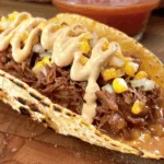 Smoked BBQ Beef Tacos with Roasted Corn Salsa