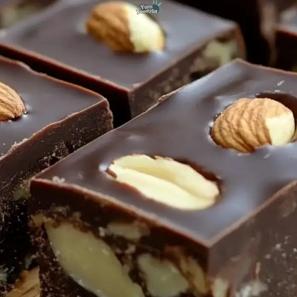 Homemade Nutty Chocolate Bars