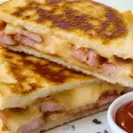 Cheesy Ham Toaster Pockets