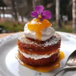 Mini Brown Butter Lemon Cakes with Whipped Cream & Lemon Curd